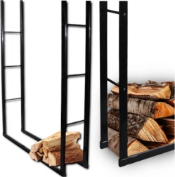 Bituxx 150 cm tűzifaállvány – acél, modern design