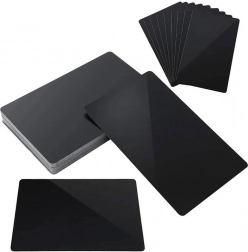 LASERPECKER alumínium névjegykártya-készlet (100 db)