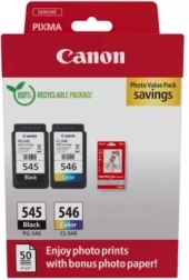 Canon multipack PG-545/CL-546 Photo Value fotópapírral