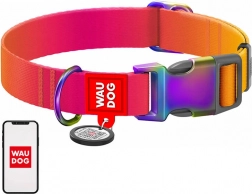 WAUDOG nejlon kutyanyakörv QR-kóddal, narancssárga