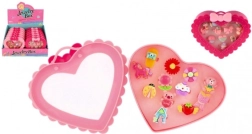 Állítható műanyag gyűrűk készlete - különböző motívumok