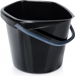 Műanyag fekete vödör 5 l