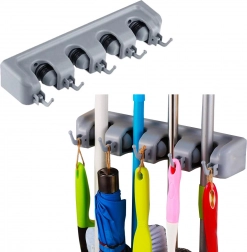 Fali szerszám- és kefetartó akasztókkal