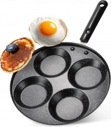 Gránit serpenyő tojásokhoz 4 nyílással BASIC LINE 24 cm