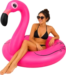 Felfújható flamingó úszógumi 102 cm Trizand