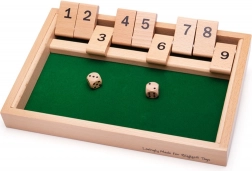 fa társasjáték Shut the Box BIGJIGS TOYS