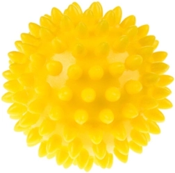 Fizjo rehabilitációs tüskés masszázslabda 6,6 cm sárga - 1 db