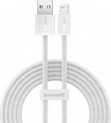 Baseus Dynamic USB–Lightning kábel 2 m, 2,4 A gyors töltés (fehér)