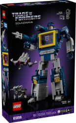 Lego Icons Transformers: Soundwave – gyűjtői modell felnőtteknek
