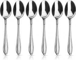 Rozsdamentes acél teáskanalak CONIC 6 db