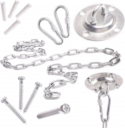 Mennyezeti szerelőkészlet függőszékhez és függőágyhoz, 200 kg