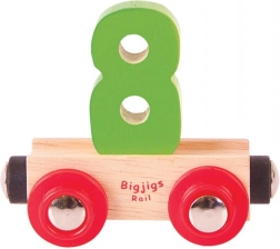BIGJIGS RAIL 8-as számú vagon fa vonatpályákhoz