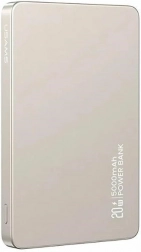 Vezeték nélküli powerbank 5000 mAh MagSafe mágneses rögzítéssel, 20W PD, titán