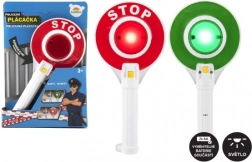 Világító műanyag rendőri tárcsa