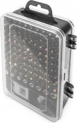 DIGITUS 115 darabos precíziós szerszámkészlet elektronikai javításokhoz