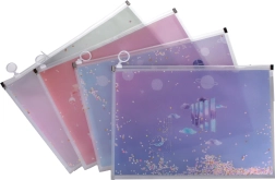 Dokumentumtartó mappa cipzárral 33 × 24,5 cm