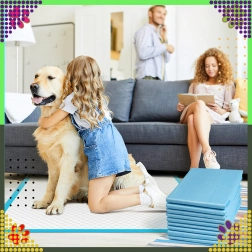 Higiéniai alátétek kutyáknak XL 60 × 90 cm, erős, 20 db, kék