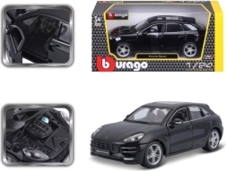 Bburago 1:24 Porsche Macan fekete 18-21077
