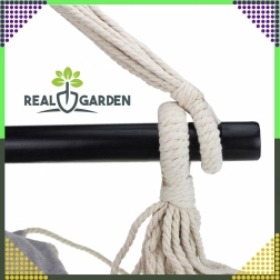 Függő brazil fotel párnákkal, sötétszürke