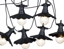 Kültéri LED girland 5,5 m 6 izzóval és időzítővel