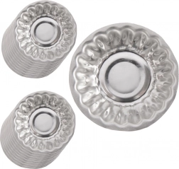 20 darabos acél süti-kiszúró készlet