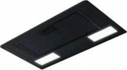 ERA C kürtős páraelszívó, fekete, 72 cm