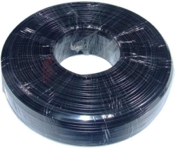 Telefonkábel, 4 ér, fekete, 100 m tekercs