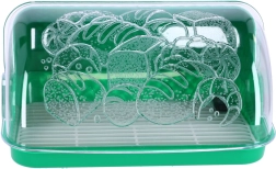 Műanyag kenyértartó, kenyértároló doboz, méret 33x25x17 cm, LENGYEL GYÁRTMÁNY