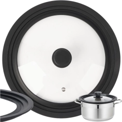 Univerzális szilikon–üveg fedő 3 az 1-ben RUHHY 28/30/32 cm