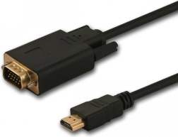 HDMI–VGA kábel 1,8 m aktív chippel