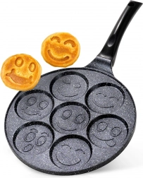 Gránit serpenyő tojásokhoz 7 nyílással BASIC LINE 26 cm