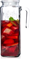 Üvegkancsó fedővel 1,2 l
