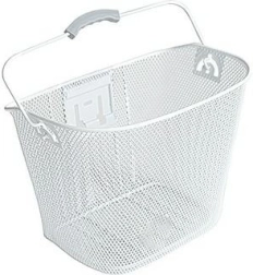 Rw15bout fém kerékpárkosár fehér