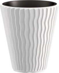 Sandy virágtartó betéttel, 29,7 cm, fehér