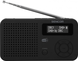DAB+/FM digitális rádió RDS-sel, Bluetooth 5.0-val, LCD-vel és akkumulátorral – 1 db