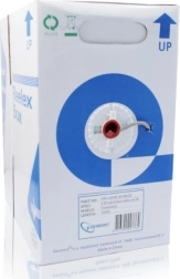 Árnyékolt FTP Cat 5e hálózati kábel, AWG24, 305 m, szürke