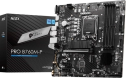 MSI PRO B760M-P alaplap s1700 4DDR5 DP/HDMI 2×M.2 mATX