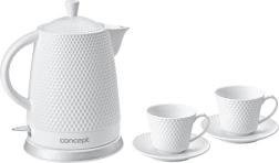 Kerámia vízforraló bögrékkel CONCEPT 1,5 l