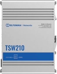 Ipari Ethernet kapcsoló Teltonika TSW210 2xSFP 8xGbE DIN sín