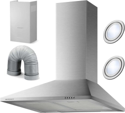 60 cm-es BERDSEN BT-213 inox kürtős páraelszívó