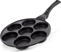 Gránit serpenyő tükörtojáshoz 7 nyílással GRANDE 27 cm