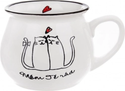 Kerámia bögre cicákkal 300 ml