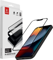 3D edzett üveg Armour Glass Apple iPhone 16e / iPhone 14 / iPhone 13 / iPhone 13 Pro készülékhez szerelőkerettel