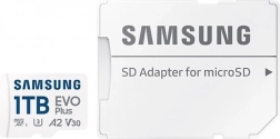 Samsung EVO Plus 1 TB microSD kártya adapterrel