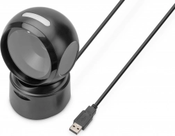 Asztali USB 1D/2D vonalkód‑olvasó QR támogatással