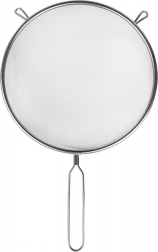 Rozsdamentes konyhai szűrő, 16 cm