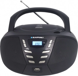 Boombox FM CD/MP3/USB/AUX fekete