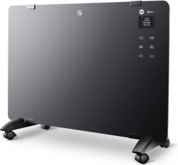 Üveg konvekciós és sugárzó ELDOM fűtőtest Wi‑Fi‑vel, 1500 W