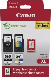 Canon PG-560XL/CL-561XL tintapatron fotópapírral