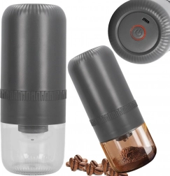 Elektromos kávédaráló USB‑C töltéssel, állítható őrlési finomsággal, 150 ml